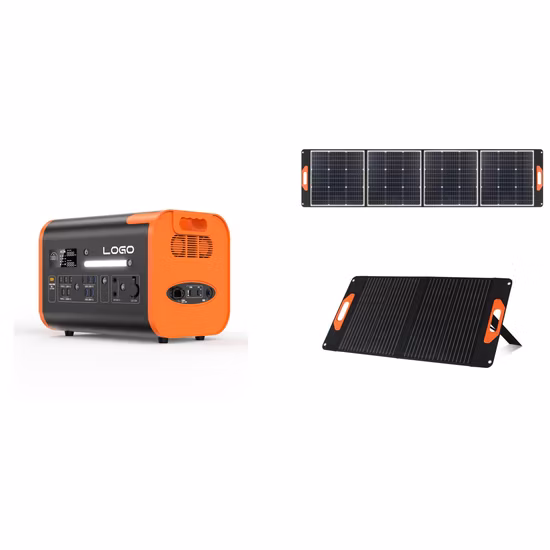 Emergency Portable Power Station with AC/DC Inverter Outdoor 2200W Power Supply