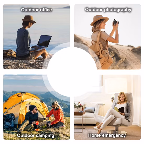 300W Portable Power Station with Solar Panel for Customized Indoor Outdoor