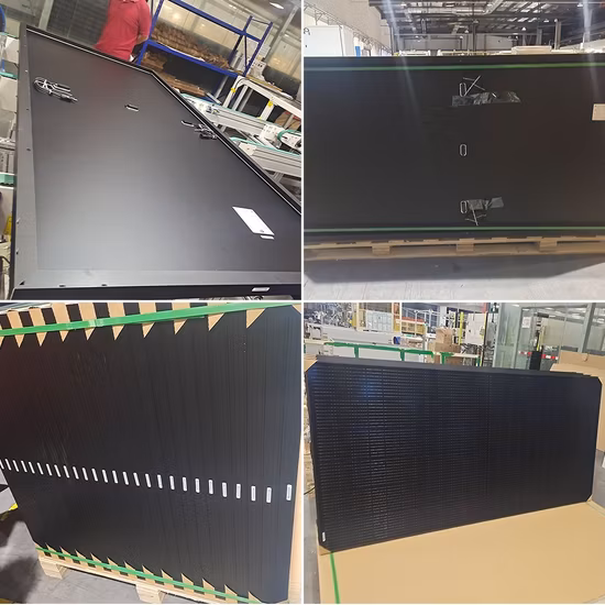 Fashionable Design Mono 400W 455W 550W 600W Full Black Solar Panel with Mc4 Connectors