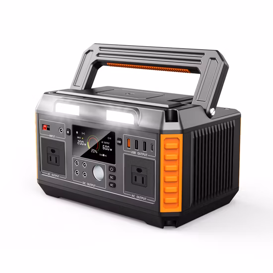 220V 300W Portable Solar Power Station 500W Generator, Solar 110V Portable Power Stations with Solar Panels