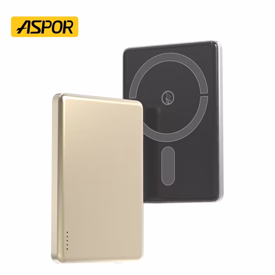 Transparent LED Digital Display Wireless Power Bank 10000mAh