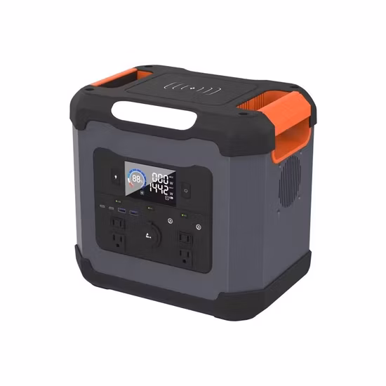 Outdoor Power Bank Storage Mobile Emergency Power Supply 1500W Lithium-Ion Battery