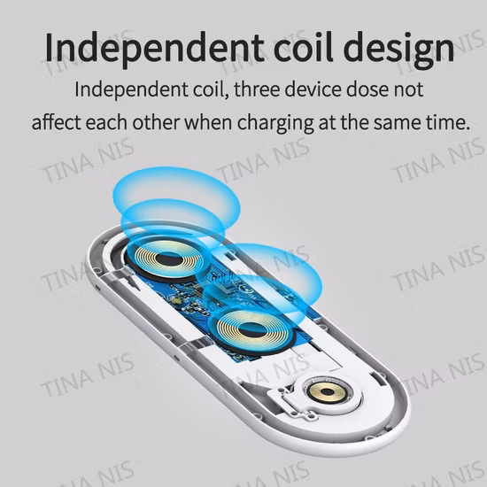 New 5W 7.5W 10W 15W LED Night Light Fast Charger Wireless Charger 3 in 1 Smart Watch Wireless Charger