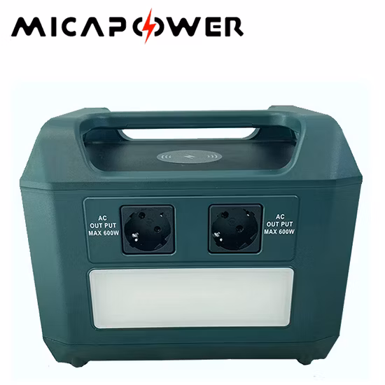 Outdoor 1500W 2560wh Portable Power Station with Pull Rod and Wheels 3000W 3840wh Indoor Emergency Backup Power Supply Station