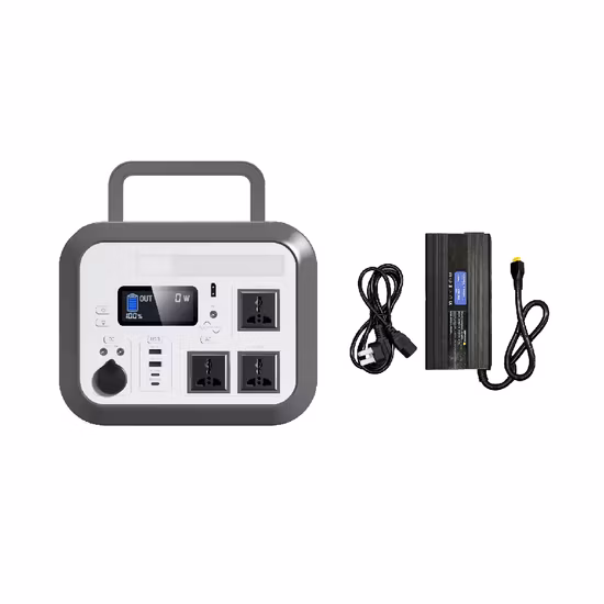 500W Power Station with 94ah Power Bank AC DC Switchable Portable Solar Generator with Solar Panel for Outdoor or Indoor
